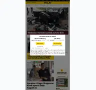 Kleine Seitenvorschau von vol.at
