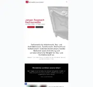 Kleine Seitenvorschau von jansen-rossbach.de