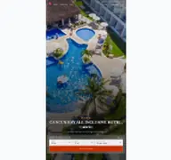 Kleine Seitenvorschau von cancunpalace.resorthotel.de