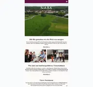 Kleine Seitenvorschau von naba.de