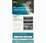Kleine Seitenvorschau von nachsardinien.de