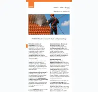 Kleine Seitenvorschau von profatec.de