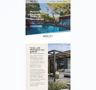 Kleine Seitenvorschau von leo-loft.de