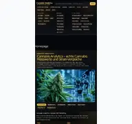 Kleine Seitenvorschau von cannabisanalytica.de