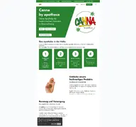 Kleine Seitenvorschau von cannabis.apotheca.de