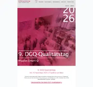 Kleine Seitenvorschau von qualitaetstag.dgq.de