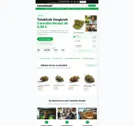 Kleine Seitenvorschau von cannacheck.de