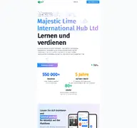 Kleine Seitenvorschau von majesticlime.com