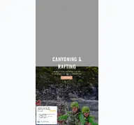 Kleine Seitenvorschau von canyonauten.de