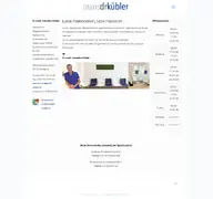 Kleine Seitenvorschau von praxis-dr-kuebler.de