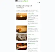 Kleine Seitenvorschau von trauernetz.de