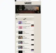 Kleine Seitenvorschau von vaddi-concerts.de
