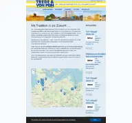 Kleine Seitenvorschau von tredeundvonpein.de
