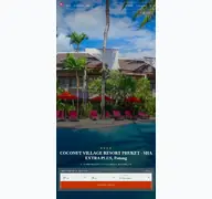 Kleine Seitenvorschau von coconutvillagephuket.resorthotel.de