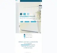 Kleine Seitenvorschau von hausarztpraxis-schweizer.de