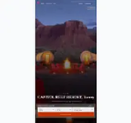 Kleine Seitenvorschau von capitolreef.resorthotel.de