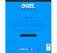 Kleine Seitenvorschau von ogelcards.de