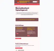 Kleine Seitenvorschau von blasmusik-sig.de