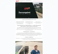 Kleine Seitenvorschau von zaunmarket24.de
