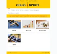 Kleine Seitenvorschau von ohligsport.de
