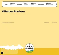 Kleine Seitenvorschau von hilfarther-brauhaus.de