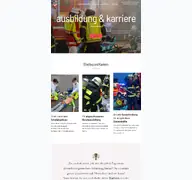 Kleine Seitenvorschau von karriere.feuerwehr-huerth.de