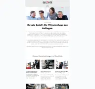 Kleine Seitenvorschau von elevate.de