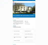 Kleine Seitenvorschau von aai.uni-hamburg.de