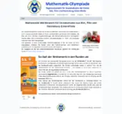Kleine Seitenvorschau von matheolympiade-kiel.de