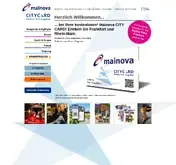 Kleine Seitenvorschau von mainova-citycard.de