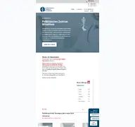 Kleine Seitenvorschau von pzm-mvz.de