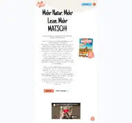 Kleine Seitenvorschau von matsch-magazin.de