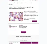 Kleine Seitenvorschau von 0-euro-scheine.de