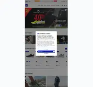 Kleine Seitenvorschau von mizuno.com