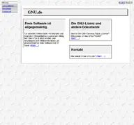 Kleine Seitenvorschau von gnu.de