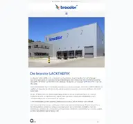 Kleine Seitenvorschau von brocolor.de