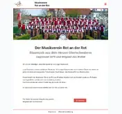 Kleine Seitenvorschau von mvrot.de