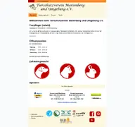 Kleine Seitenvorschau von tierschutz-marienberg.de