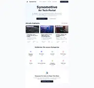 Kleine Seitenvorschau von news.synomotive.de