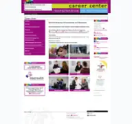Kleine Seitenvorschau von careercenter.uni-kiel.de