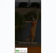 Kleine Seitenvorschau von zumba-anya.de
