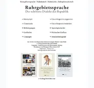Kleine Seitenvorschau von ruhrgebietssprache.de