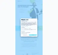Kleine Seitenvorschau von maxcare.de