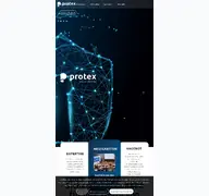 Kleine Seitenvorschau von protex.de