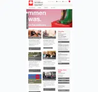Kleine Seitenvorschau von caritas-en.de