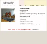 Kleine Seitenvorschau von psychotherapie-leifert.de