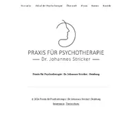 Kleine Seitenvorschau von psychotherapie-praxis-stricker.de