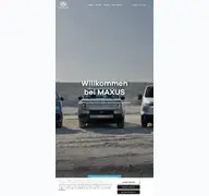 Kleine Seitenvorschau von maxus.de