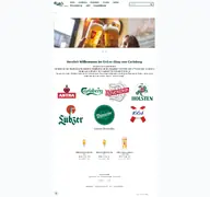 Kleine Seitenvorschau von carlsberg-gastro-shop.de