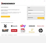 Kleine Seitenvorschau von jungheinrich.mitarbeiterangebote.de